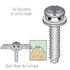 TENTING SCREW 1.5TD x 7.0TL