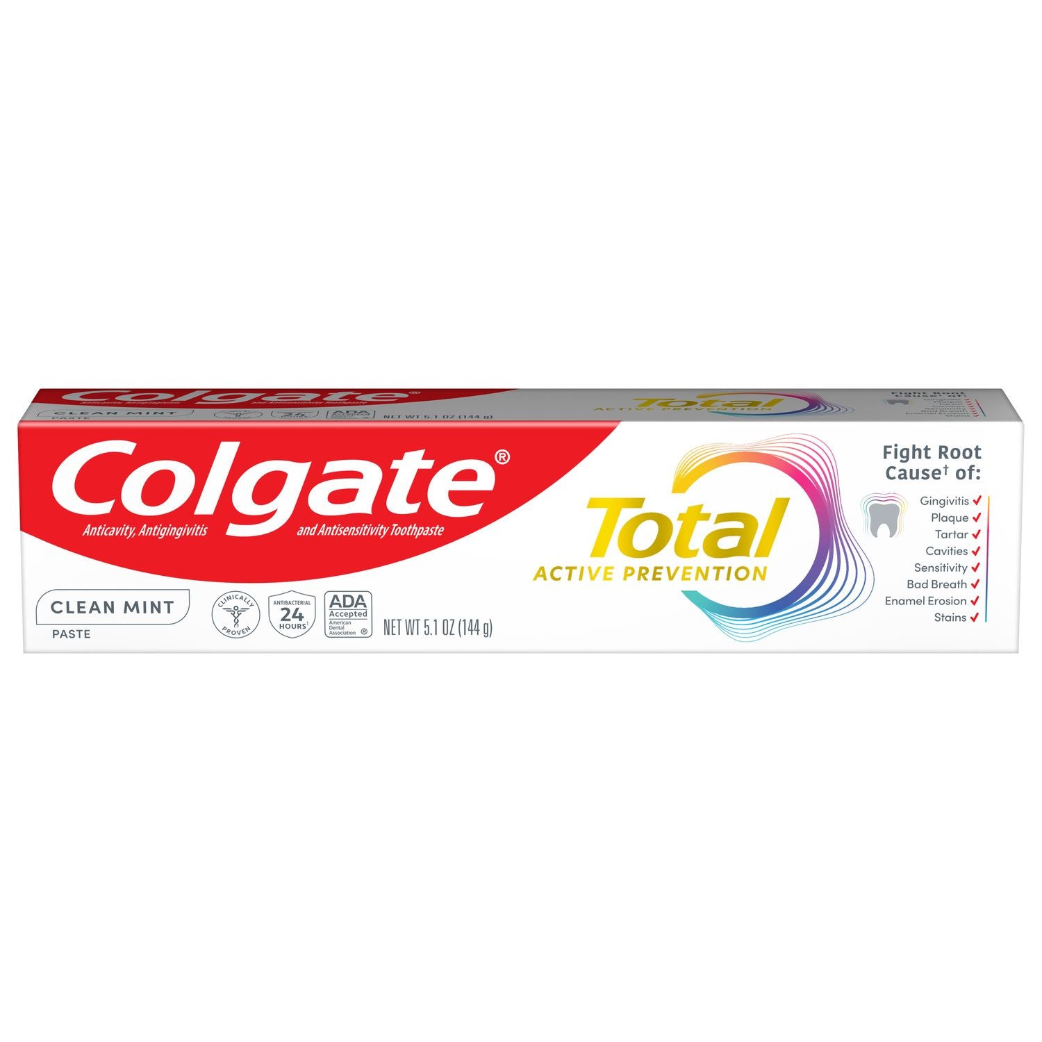 [要薬監] Colgate Total Clean 歯磨き粉 クリーン・ミント 24本