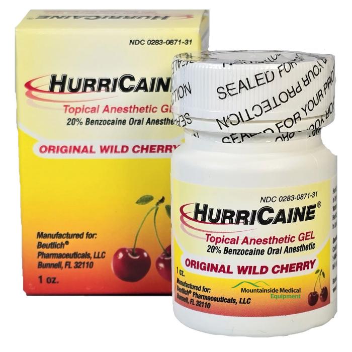[要薬監] HurriCaine Topical Anesthetic リキッド (ワイルド チェリー味)