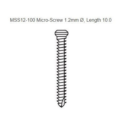 MICRO - SCREW 1.2MM Ø, LENGTH 10.0
