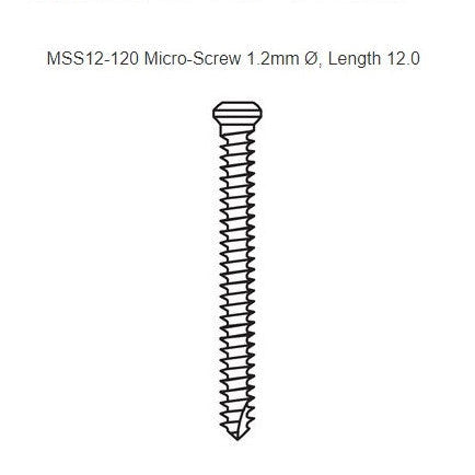 MICRO - SCREW 1.2MM Ø, LENGTH 12.0