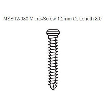 MICRO - SCREW 1.2MM Ø, LENGTH 8.0