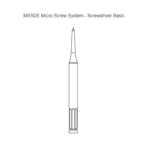 MICRO SCREW SYSTEM - SCREWDRIVER BASIC