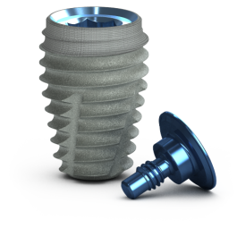 Tapered IM Implant 7mm x 10.5mm, Laser - Lok, RBT